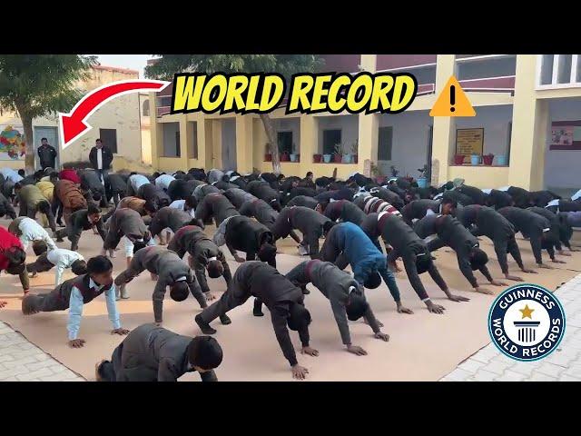 Surya namaskar World Record!!