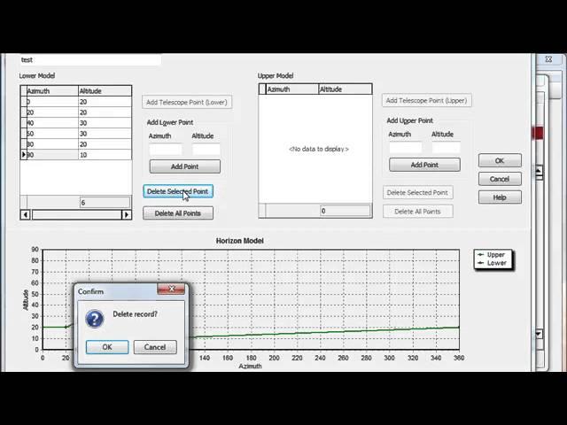 Creating Local Horizon Models for Deep-Sky Planner