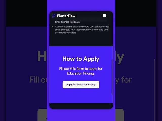 Students can get FlutterFlow PRO for FREE #flutterflow #nocode