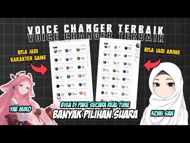 Voice Changer Terbaik 2024  | Ada Banyak Pilihan Suara | Bisa di Pake Secara Realtime ?
