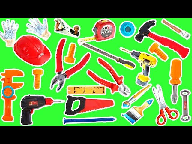 Learn HAND TOOLS Names | Educational Video in English | Video with Real HAND TOOLS