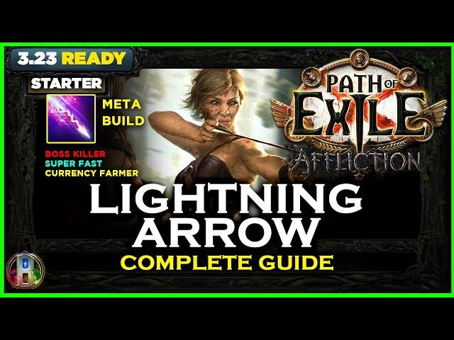 [PoE 3.23] LEAGUE STARTER  - LIGHTNING ARROW DEADEYE - PATH OF EXILE AFFLICTION - POE BUILDS