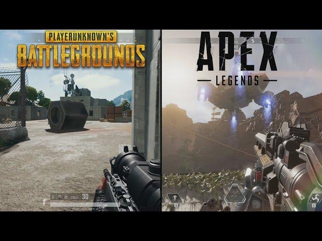 Apex Legends VS PUBG | Direct Comparison ( Gameplay 2020 )