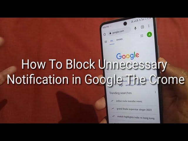 How To Block Unnecessary Notification In Google Chrome 2023