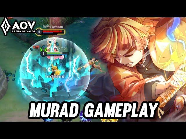 AOV : MURAD GAMEPLAY | ALWAYS OP - ARENA OF VALOR LIÊNQUÂNMOBILE ROV