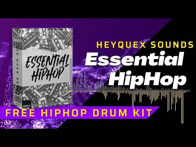 [FREE] Hip Hop Drum Kit | DESCARGA GRATIS Libreria con 60 FREE WAV BoomBap, ChillHop, R&B, HipHop