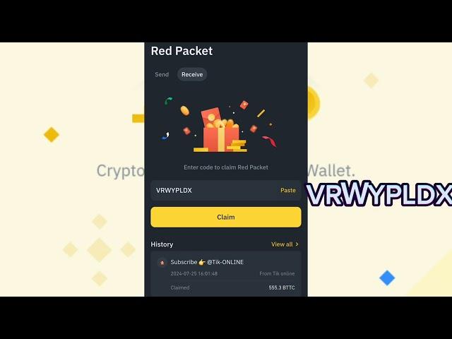 FREE $BTTC CRYPTO BOX GIVEAWAY | Today's Binance Red Packet Code | Red Packet Code in Binance