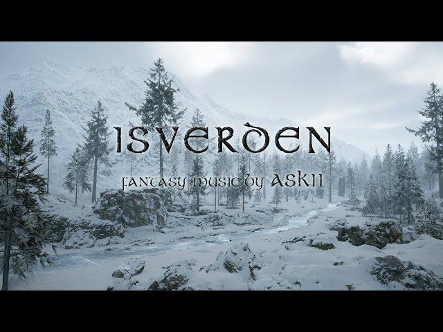 Isverden | 1 hour of Ambient Fantasy Music | Winter Ambience | RPG Glacier & Ice Dungeon | ASKII