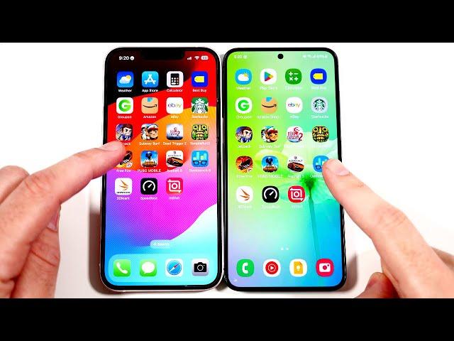 iPhone 13 vs Galaxy S24 Speed Test #2 (iOS 17.4.1 vs One UI 6.1)