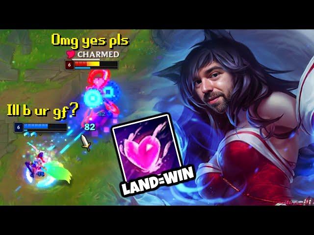 LAND CHARM. YOU WIN THE GAME. AHRI IS SO BONKERS.