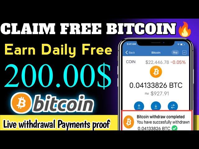 How to earn 1 bitcoin per day | free Bitcoin Mining Site Without investment 2025 |  faucetpay mining