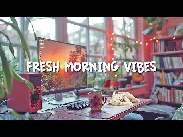 Fresh Morning Vibes  Lofi hip hop radio Start A Day ~ Lofi Study Mix to Relax / Work