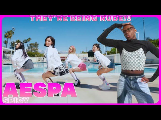 WHAT IN THE CLUELESS?!?!  | aespa 에스파 'Spicy' MV REACTION