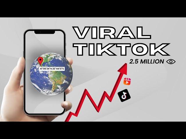 GOOGLE EARTH TREND to make your TikTOK'S / REELS VIRAL - Capcut Tutorial