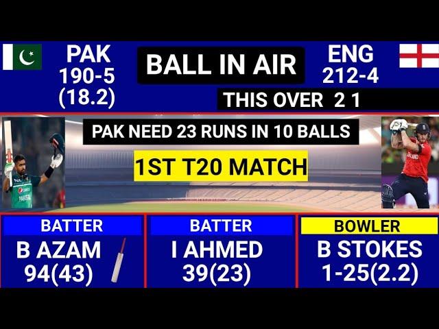 Pakistan Vs England 1st T20 Full Match Highlights, PAK vs ENG 1st T20 Full Match Highlights