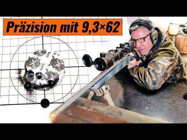 Wärmebild Vorsatzgerät: Extrem präziser Schießtest mit Power Kaliber 9,3x62