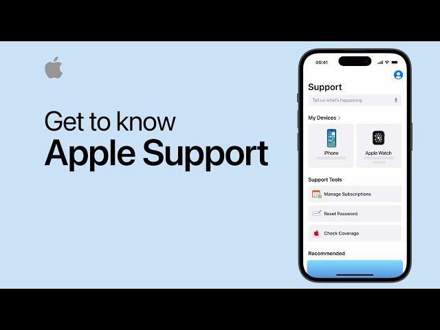 Get to know the Apple Support app for iPhone and iPad | Apple Support