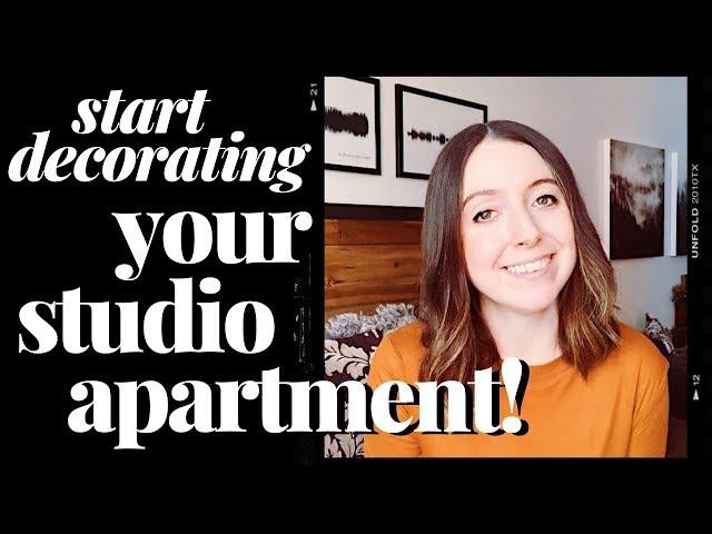 Studio Apartment Decor Tips – How to Get Started! (Decorating Mindset Advice + Shopping Pointers)