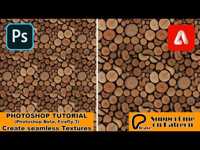 Create Seamless Textures with AI (Photoshop Tutorial)