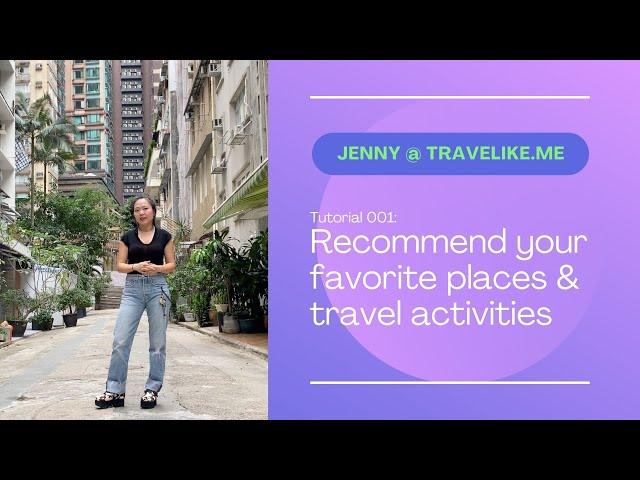 How to earn cash using Travelike.me - Tutorial 001