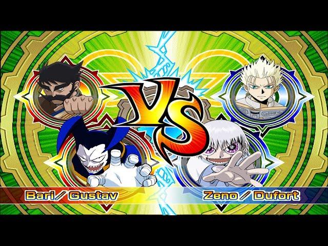 Bari/Gustav vs Zeno/Dufort - Zatch Bell! Mamodo Battles