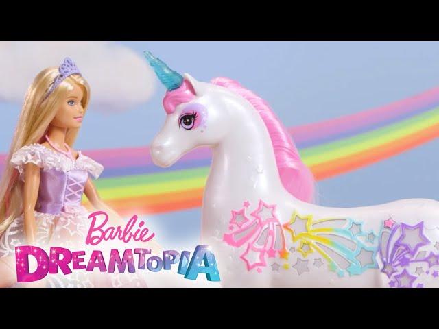 @Barbie | Barbie Dreamtopia Dolls Reveal the Brush ‘n Sparkle Unicorn