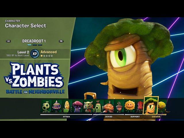 Made Dreadroot a playable character in Plants vs Zombies Battle for Neighborville