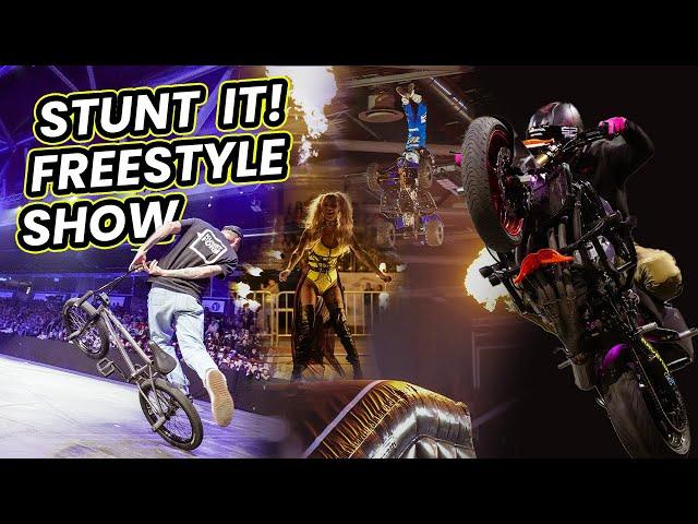 Michi Meisel behind the scenes von "Stunt it!", der Freestyle Show von Lukas Knopf: BMX, MTB, FMX…