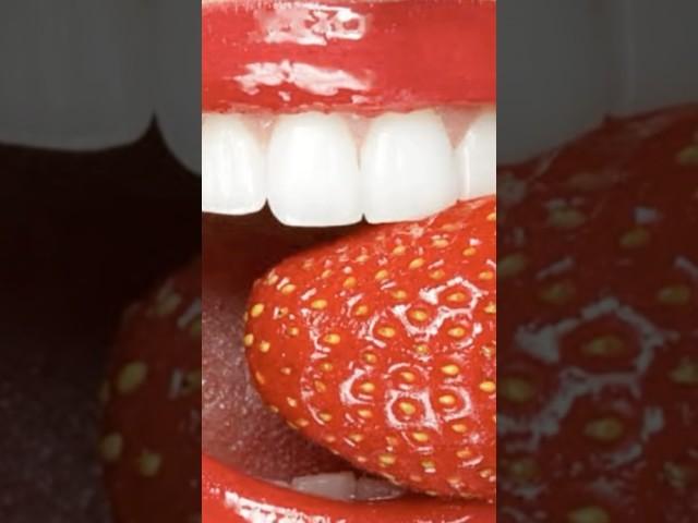 The $1 Strawberry Teeth Whitening Hack