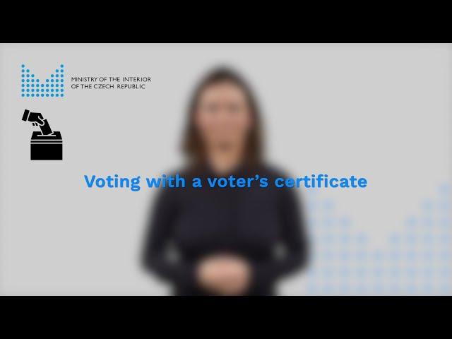 Elections to the European Parliament 2024 - Voting with a voter’s certificate