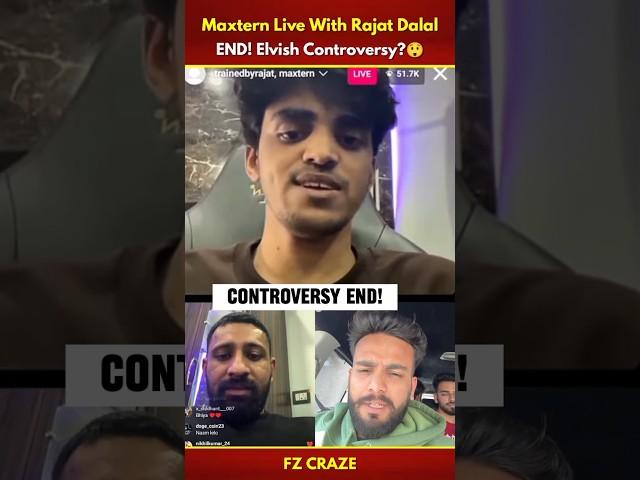 Maxtern LIVE With Rajat Dalal & END Elvish Yadav Controversy | Maxter Live #trending #viral #shorts