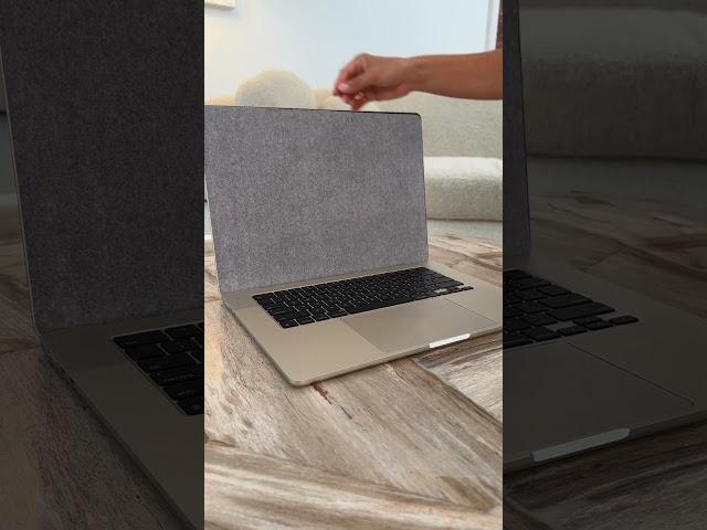 Unboxing my new MacBook Air M3 in Starlight.#appleunboxing #applehaul #asmr #fyp #unboxing