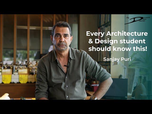 How Can Architecture & Design Students Become Job Ready? | Featuring Architect Sanjay Puri