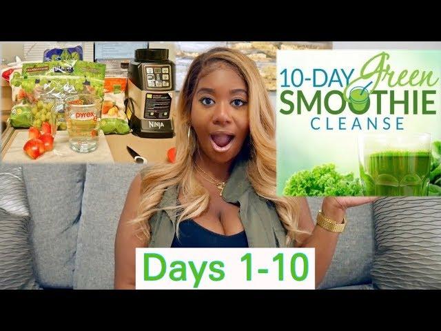 JJ SMITH 10 DAY SMOOTHIE CLEANSE - VLOG DAYS 1-10 | POCKETSANDBOWS