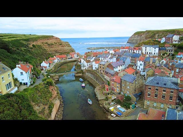 Staithes Village Walk, English Countryside 4k