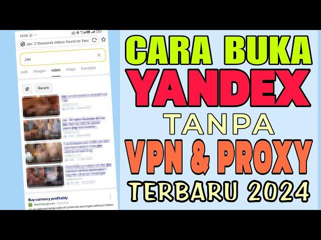 CARA BUKA YANDEX TANPA VPN DAN PROXY TERBARU ANTI GAGAL | 2024