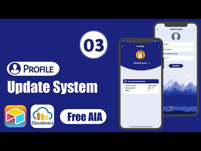 How to create Profile Update System with Airtable & Cloudinary |Free AIA File| Part 3