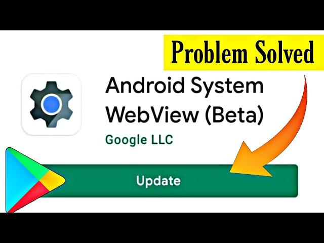 How to fix android system webview not updating | Android system webview update problem solution