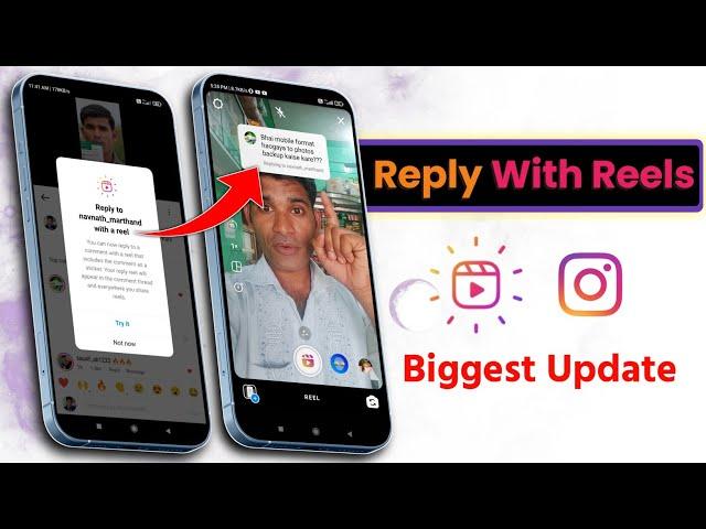 Instagram Reply With Reels  New Update 2022 | Instagram Comment Reply With Reels Kaise Enable Kare