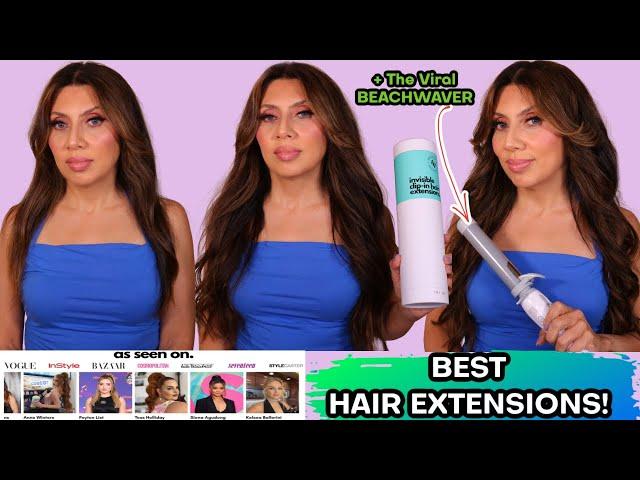 Ultimate Hair Transformation: Irresistible Me Hair Extensions & Beachwaver Wand