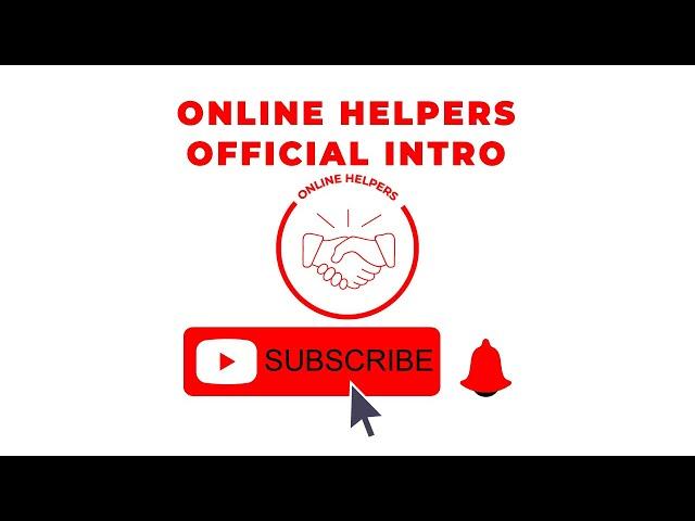 Online Helper Official Intro