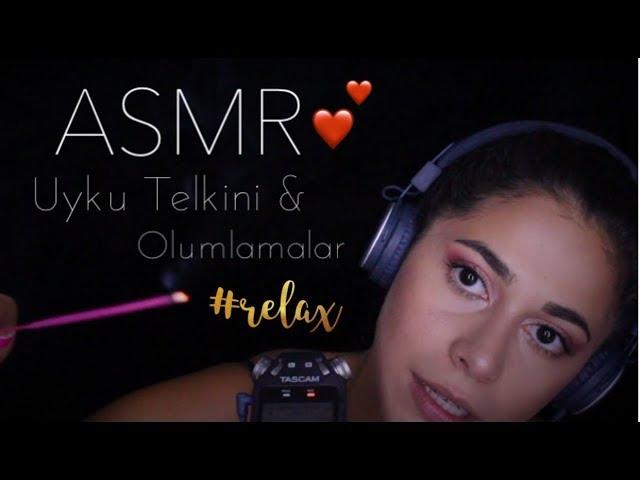 TÜRKÇE ASMR / RAHATLATICI UYKU TELKİNİ / RELAXING SOUNDS FOR SLEEP