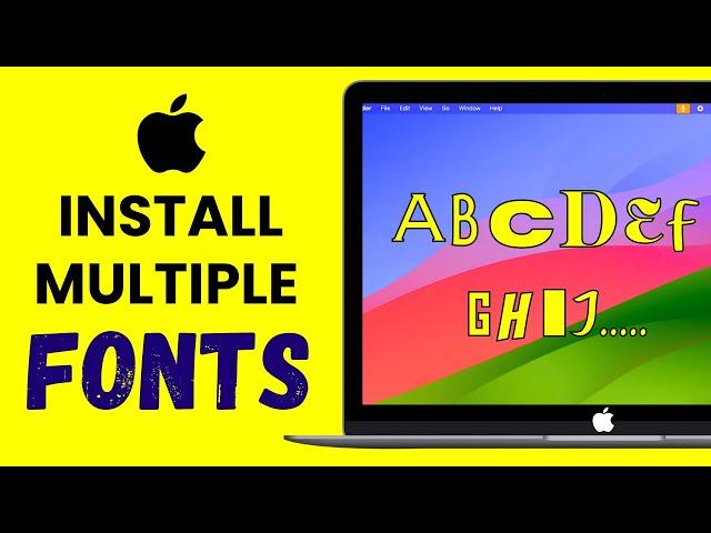 How to Install Fonts in Mac? Add Font in Mac Mini, iMac, MacBook Pro & Air