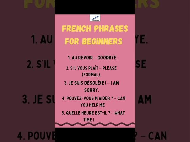 French phrases for beginners!#xamnation #frenchspeakingcourse #learning #language #french #viral