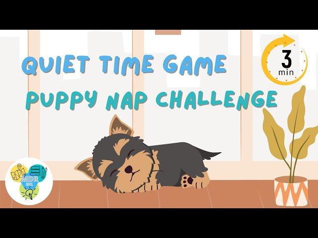 The Puppy Nap Challenge | Mindfulness Exercise | Quiet Time for Kids