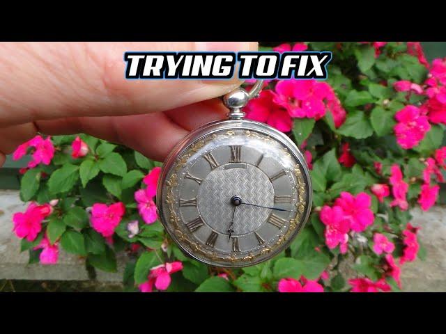 Trying to FIX an OLD Antique POCKET WATCH