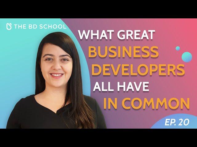 What great Business Development Pros have in common | #BD Hacks | Ep.20