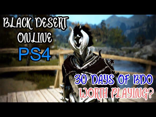 30 DAYS OF BLACK DESERT PS4 (WORTH PLAYING, PAY TO WIN?)