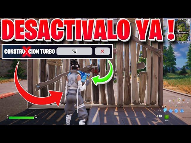 como EDITAR RÁPIDO con una SIMPLE CONFIGURACIÓN en FORTNITE