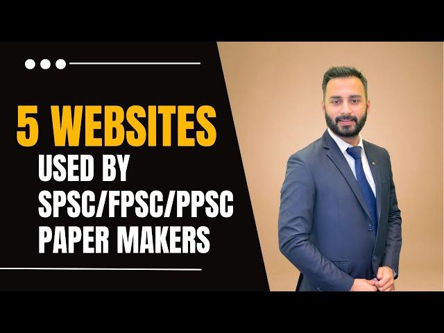 EXAMINERS USE THESE WEBSITE TO MAKE PAPERS | SPSC | FPSC | PPSC